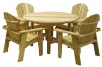 Click to enlarge image Garden 46`` Round Table - Will accommodate four Garden Chairs